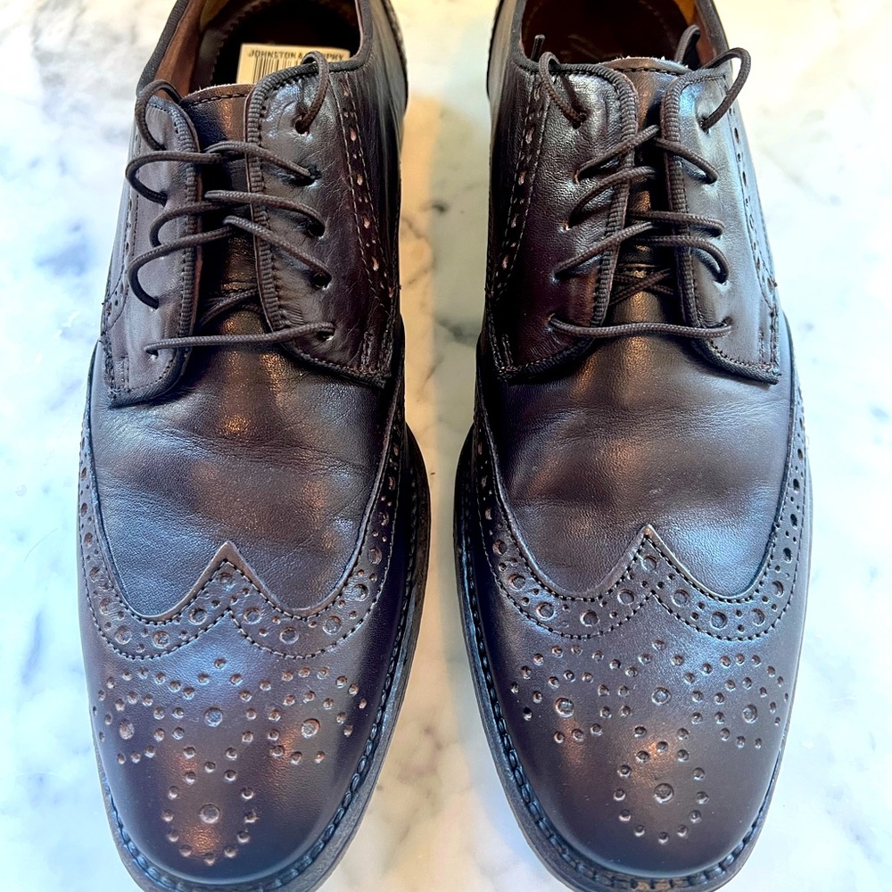 NWT Johnston & Murphy Brown Dress Shoes 8.5 Mens